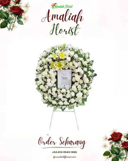 Krans Bunga Duka Kebon Lega