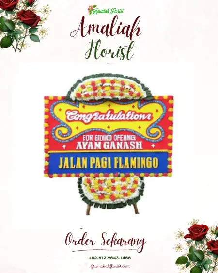 Sewa Papan Bunga Kebon Lega